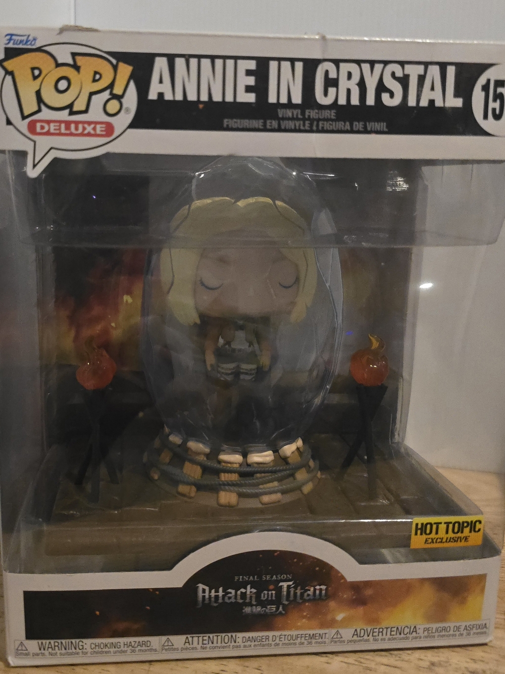 Funko Pop Deluxe Annie in Crystal - Hot Topic Exclusive